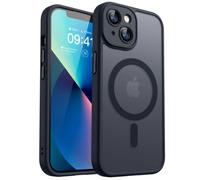 Coque Mat Magnétique pour iPhone 13 - HQSELECTION - Compatible avec MagSafe - Coque Translucide Arrière Antichoc