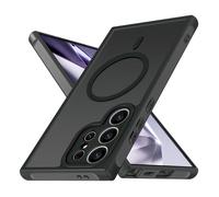 Coque Mat Magnétique pour SAMSUNG GALAXY S24 ULTRA ,Compatible avec MagSafe,Coque Translucide Mat Arrière Antichoc HQSELECTION®