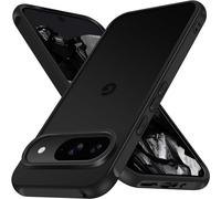 Coque Mat Translucide Pour Google Pixel 9 / Pixel 9 Pro - Bumper Silicone Antichoc, Dos Pc Anti-Rayures, Bords Surélevés Protection Écran & Caméra, Noir
