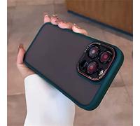 Coque Mate Antichoc pour iPhone 14 13 12 Pro Max Plus Hybrid TPU PC Camera Protector Housse de Pare-Chocs Souple translucide, 4, pour iPhone 12 Pro