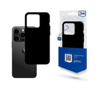 Coque MattCase 3MK pour iPhone 15 Pro en noir