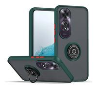 Coque Matte Armor Verte Oppo A18 - Housse Antichoc Avec Support À Anneau
