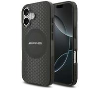 Coque Mercedes AMG Magsafe IPHONE 17 Plastique Noir Transparent Logo