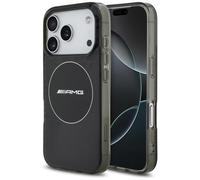 Coque Mercedes AMG Magsafe IPHONE 17 Pro Plastique Noir Transparent Logo De