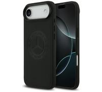 Coque Mercedes Cuir Vintage Logo MagSafe pour iPhone 17 Air Noir
