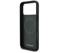Coque - MERCEDES - iPhone 17 Pro Max - MagSafe - Cuir véritable - Logo métal 3D