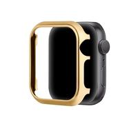 Coque Métal Compatible avec iWatch Series 6 Bumper Housse de Protection | Acier Inoxydable Coque de Montre Bumper Coque Aluminium Housse Antichute Compatible avec Apple Watch 40mm Série SE/4/5/6
