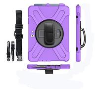 Coque Microsoft Surface Go 2 10.5" 2020, Antichoc Armure Robuste Étui avec Support Rotatif, Dragonne, Bandoulière Réglable et Porte-Crayon, TPU and PC Housse pour Surface Go 2 10.5" 2020 (Mauve)