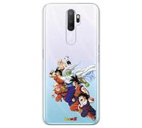 Coque mobile pour OPPO A5 2020 - A9 2020 Dragon Ball Z Multipersonnage Produit officiel Coque mobile Geek Série Goku Silicone Gel Souple
