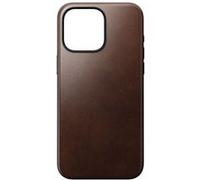 Coque Modern en cuir Horween pour iPhone 15 Pro Max Marron