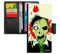 Coque Mort Vivant Galaxy A25 5g Porte Cartes Etui Mobile Effrayant Original Flip Case Paranormal De Protection Horreur Tache Samsung