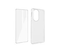 Coque Motorola Edge 30 Pro Silicone Souple Film Verre Trempé 9H transparent