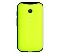Coque - Motorola - Moto E - Souple - Noir - Vert citron - Grip