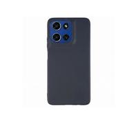 Avizar Coque pour Moto G37 en Silicone Souple et Anti-Traces Noir
