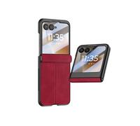 Coque Motorola Razr 70 Verre Trempé Ecran Externe Antichoc Bordeaux