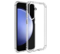 Muvit Coque Transparente Renforcée 3M pour Samsung Galaxy S23 FE - Plastique 100% recyclé