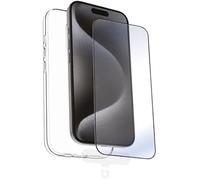 Coque - MUVIT - iPhone 16 Pro - Protecteur en verre trempé - Couleur noire - Rigide