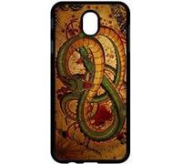 Coque My-Kase pour Galaxy J7 (2017) - dragon manga - Noir Noir G