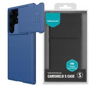 Coque - NILLKIN - Camshield - Samsung Galaxy S23 Ultra - Protection Armor - Bleu - Haute qualité