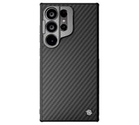 Coque NILLKIN Carboprof pour Samsung Galaxy S24 Ultra, étui en TPU + fibre d'aramide avec support pour objectif