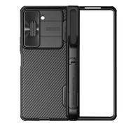 Coque - Nillkin - Galaxy Z Fold 5 - Protection Caméra - Béquille Intégrée - Design Strié