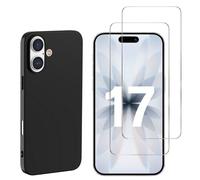 Coque Noir pour iPhone 17 et 2 Verres Trempé Film Protection Ecran Phonillico©