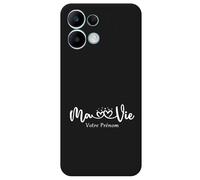 Coque Noir Pour Poco X6 5g Ma Vie Et Coeur