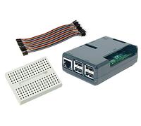 Coque Noir pour Raspberry Pi 3 Modèle B (et B +) avec mini Breadboard et 40 pcs mâle vers femelle 20 cm Jumper Connecteurs de fils