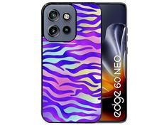 Coque Noire pour Edge 60 Neo et 50 Neo Zebre Color
