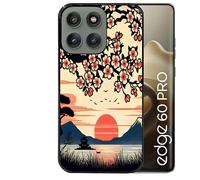 Coque Noire pour Edge 60 Pro Japan Cerisier