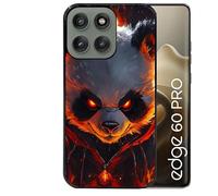 Coque Noire pour Edge 60 Pro Motif Panda Very Angry