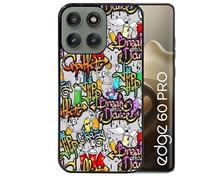 Coque Noire pour Edge 60 Pro tag Graffiti