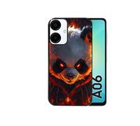 Coque noire pour Galaxy A06 4G avec motif panda very angry