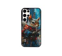 Coque noire pour Galaxy S25 ULTRA avec motif ecureuil squirrel 2