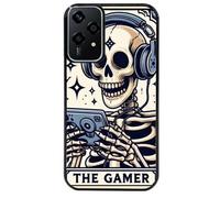 Coque Noire Pour Honor 200 Lite Tete De Mort Gamer
