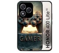 Coque Noire Pour Honor 400 Lite Motif Gamer Vintage