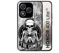 Coque Noire Pour Honor 400 Lite Motif Tete De Mort Gamer