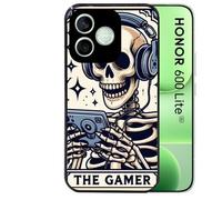 Coque noire pour HONOR 600 LITE motif mort gamer
