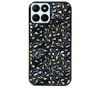 Coque Noire Pour Honor 70 Lite Et X6 Motif Leopard Bleu