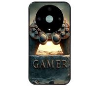 Coque Noire Pour Honor Magic 6 Lite Motif Gamer Vintage
