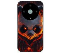 Coque Noire Pour Honor Magic 6 Lite Motif Panda Very Angry