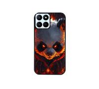 Coque noire pour Honor X6B avec motif panda very angry