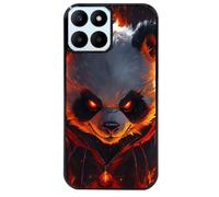 Coque Noire Pour Honor X6b Motif Panda Very Angry
