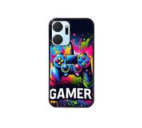 Coque noire pour Honor X7A avec motif gamer