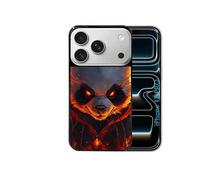 Coque noire pour Iphone 17 PRO avec motif panda very angry