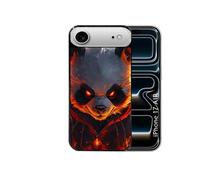 Coque noire pour IPHONE AIR avec motif panda very angry