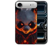 Coque noire pour IPHONE AIR motif panda very angry