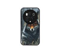 Coque noire pour Magic 6 PRO avec motif renard fox des bois