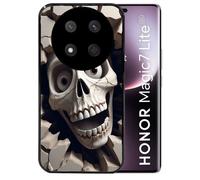 Coque Noire Pour Magic 7 Lite Mort Squelette Smile