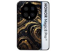 Coque noire pour MAGIC 8 PRO marbre noir